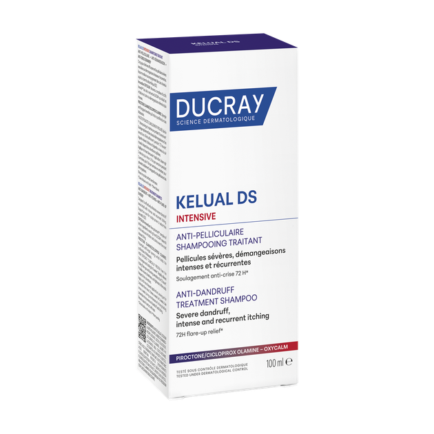 Інтенсив шампунь Ducray Kelual для лікування важких форм лупи DS Intensive shampooing 100 мл - зображення 2