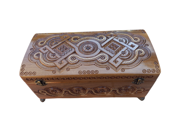 Шкатулка резная 32*16см - изображение 7