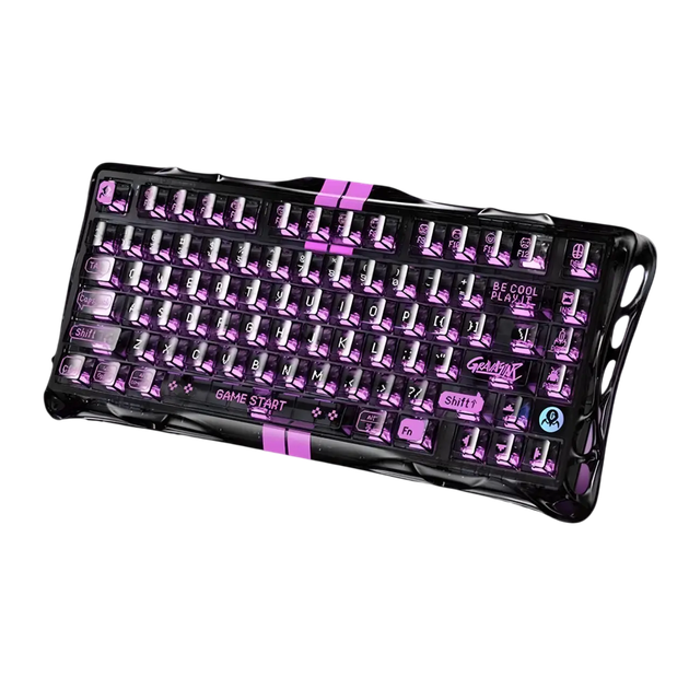 Клавіатура GravaStar Mercury V75 lite HE Transparent Black (GS-M-V75LITE-TB) - Фото 1 Клавіатура GravaStar Mercury V75 lite HE Transparent Black (GS-M-V75LITE-TB) - зображення 1