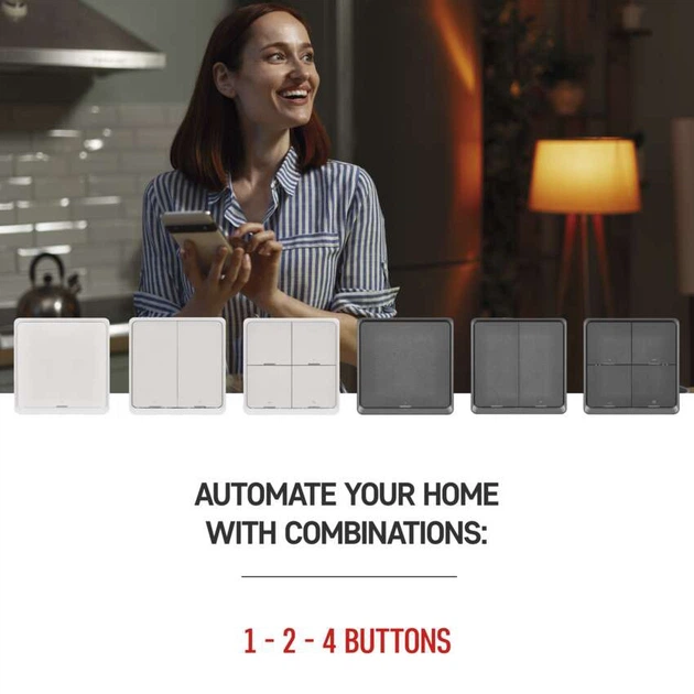 Розумний вимикач EMOS H5014 1 кнопка, ZigBee 3.0 Чорний - зображення 13