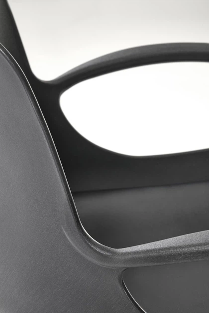 Fotel dziecięcy do biurka Halmar FROST Czarny (5905248135819) - obraz 8