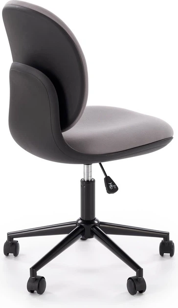 Fotel dziecięcy do biurka Halmar ORION Czarno-popielaty (5905248135796) - obraz 6