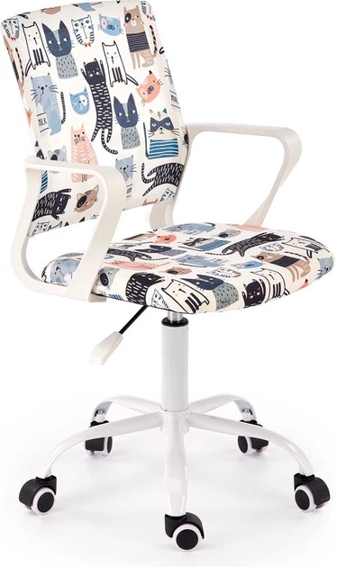 Fotel dziecięcy do biurka Halmar ORIS Wielokolorowy (5905248134805) - obraz 4