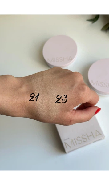 Кушон тональный MISSHA MAGIC CUSHION COVER LASTING SPF50+ PA+++ 21 Light Beige 15 г - изображение 2