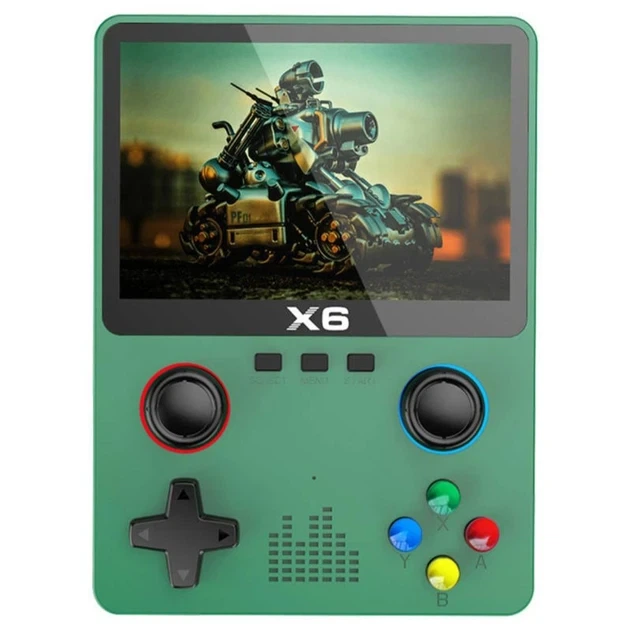 Портативная игровая консоль X6 32ГБ IPS 3.5 дюйма - Фото 4 Портативная игровая консоль X6 32ГБ IPS 3.5 дюйма - изображение 4