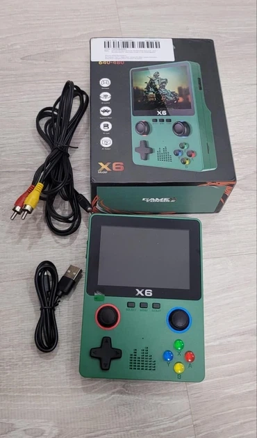 Портативная игровая консоль X6 32ГБ IPS 3.5 дюйма - Фото 7 Портативная игровая консоль X6 32ГБ IPS 3.5 дюйма - изображение 7