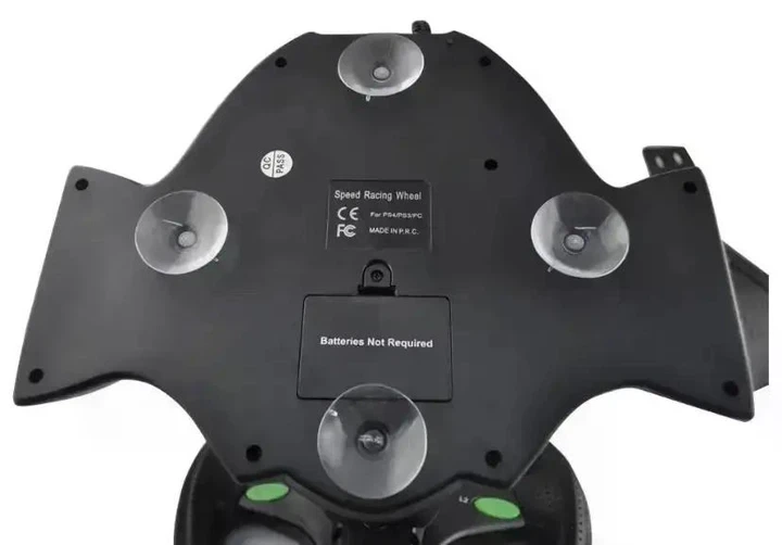 Ігрове кермо з педалями Vibrating Wheel для PS3/PS2/PC 3в1 - Фото 7 Ігрове кермо з педалями Vibrating Wheel для PS3/PS2/PC 3в1 - зображення 7