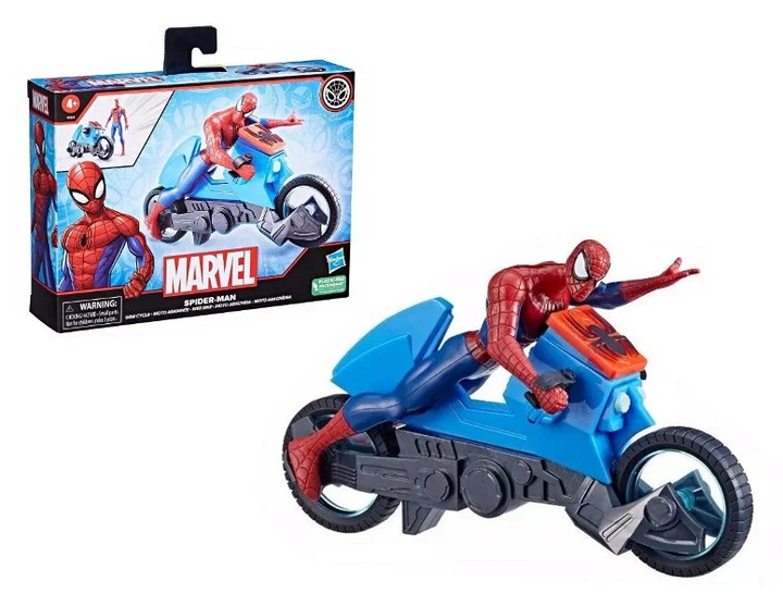 Zestaw do zabawy Hasbro Spider-Man figurka z motorem H7647 (5010993947997) - obraz 2