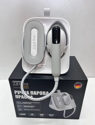 Паровой утюг Zepline для одежды 3000 Вт 1,5 л серая - изображение 4