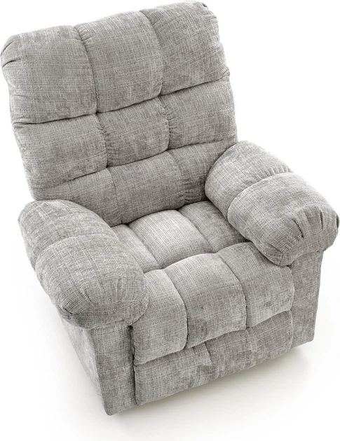 Fotel wypoczynkowy Halmar AMORE Popielaty (5905248135093) - obraz 4