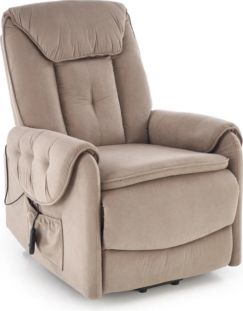 Fotel wypoczynkowy Halmar HORTON Beżowy (5905248135185) - obraz 3