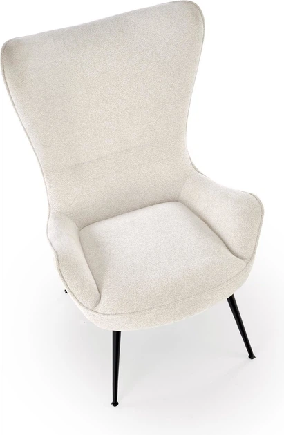 Крісло для відпочинку Halmar JUKON Кремове (5905248135055) - зображення 2