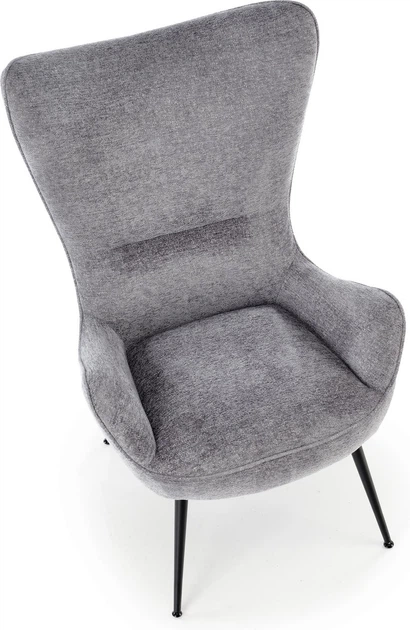 Крісло для відпочинку Halmar JUKON Сіре (5905248135048) - зображення 2