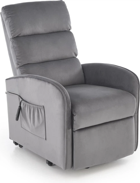 Fotel wypoczynkowy Halmar MARONI Popielaty (5905248135192) - obraz 3