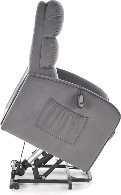 Fotel wypoczynkowy Halmar MARONI Popielaty (5905248135192) - obraz 6