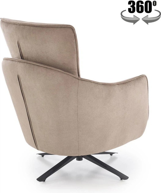 Крісло для відпочинку Halmar SCAMPI Капучино (5905248135543) - зображення 7