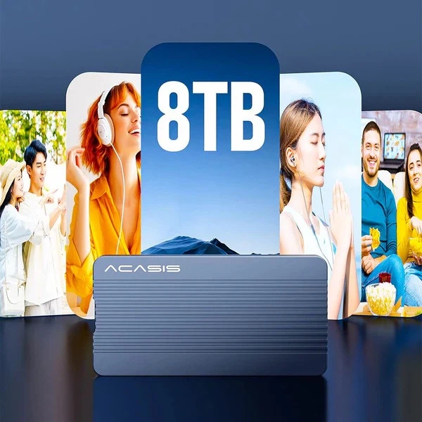 Зовнішній корпус Acasis TBU405Air для M.2 NVMe SSD, Thunderbolt 4/3/USB4, до 40 Гбіт/с (Сірий) - зображення 12