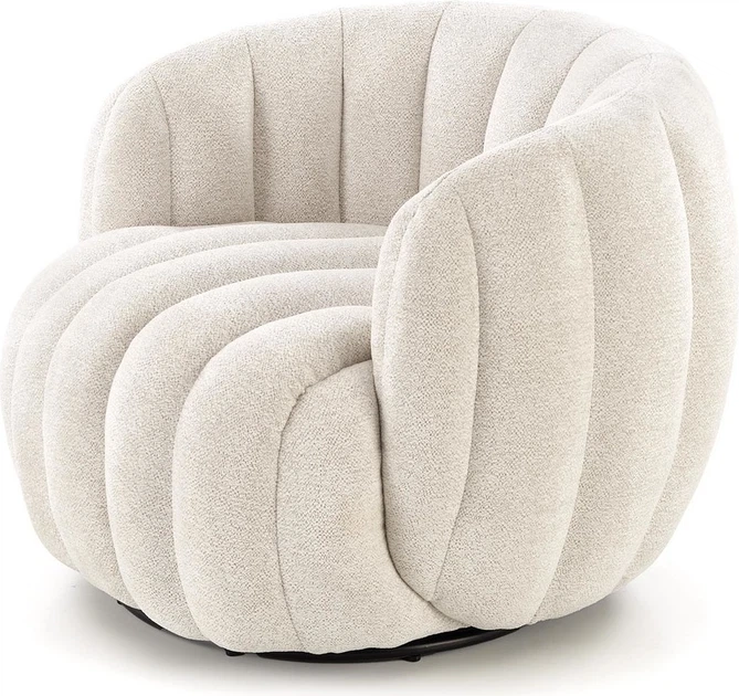 Fotel wypoczynkowy Halmar FRASER Kremowy (5905248135031) - obraz 3