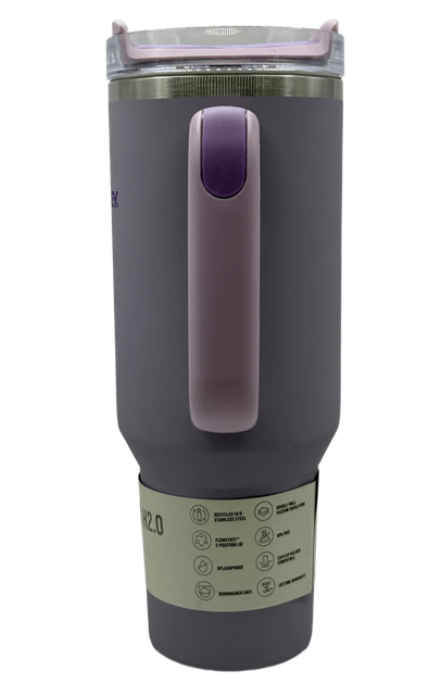 Термос термочашка Stanley Quencher H2.0 Tumbler Фіолетовий 1,18 л з нержавіючої сталі KT7001958 - зображення 4