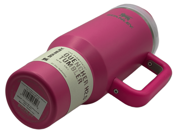 Термос термочашка Stanley Quencher H2.0 Tumbler з нержавіючої сталі Pink 1,18 л KT7001917 - Фото 3 Термос термочашка Stanley Quencher H2.0 Tumbler з нержавіючої сталі Pink 1,18 л KT7001917 - зображення 3