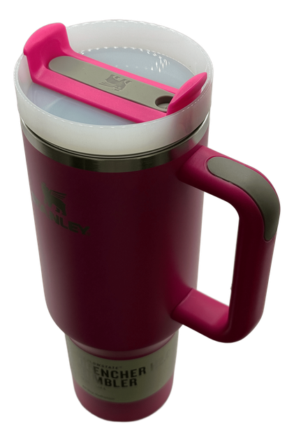 Термос термочашка Stanley Quencher H2.0 Tumbler з нержавіючої сталі Pink 1,18 л KT7001917 - Фото 6 Термос термочашка Stanley Quencher H2.0 Tumbler з нержавіючої сталі Pink 1,18 л KT7001917 - зображення 6