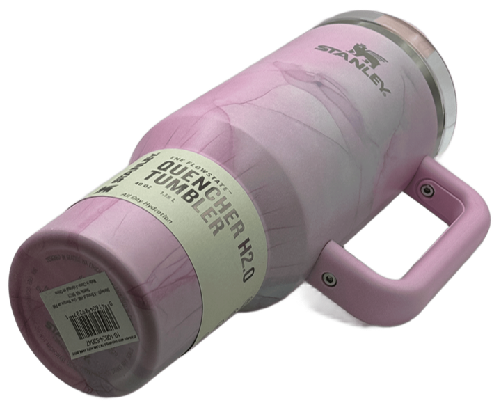 Термос термочашка Stanley Quencher H2.0 Tumbler Marble Pink 1,18 л з нержавіючої сталі KT7001919 - зображення 2