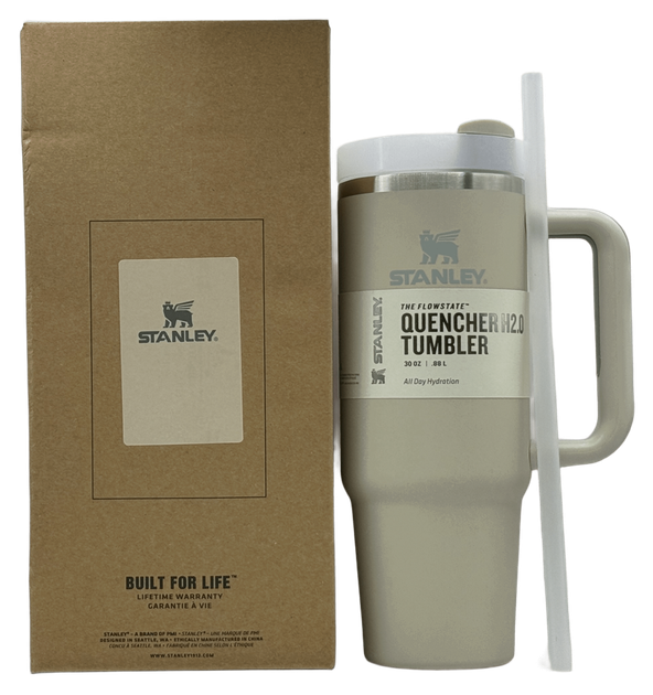 Термос термочашка Stanley Quencher H2.0 Tumbler Grey 0,88 л з нержавіючої сталі KT7002010 - Фото 1 Термос термочашка Stanley Quencher H2.0 Tumbler Grey 0,88 л з нержавіючої сталі KT7002010 - зображення 1