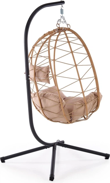 Підвісне садове крісло Halmar SNAKE Бежеве (5905248134713) - зображення 5
