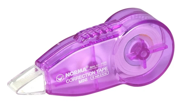 Стрічковий коректор Norma 5мм. х 4м. 4956 (04130700) - Фото 1 Стрічковий коректор Norma 5мм. х 4м. 4956 (04130700) - изображение 1