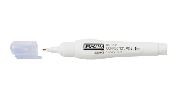 Коректор-ручка Buromax з металевим наконечником 8 мл. (BM.1033) - зображення 2