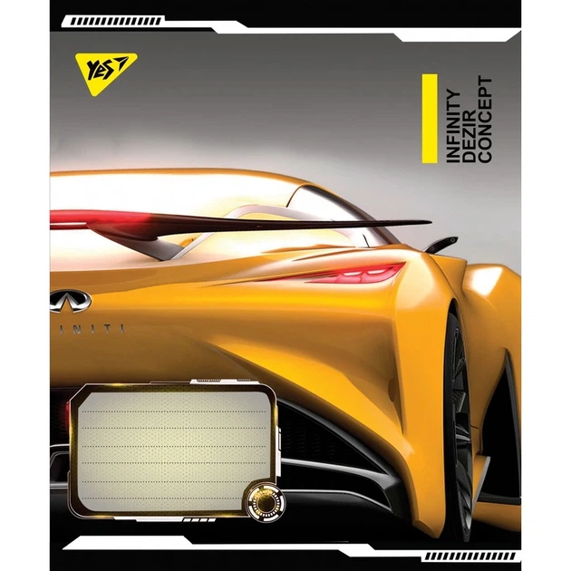 Зошит шкільний YES Dezir concept А5 24 арк. клітинка м'яка політурка (766371) - изображение 3