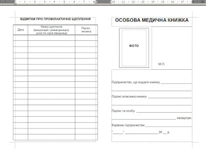 Медична книга особова А5№1-ОМК (44513) - Фото 1 Медична книга особова А5№1-ОМК (44513) - изображение 1