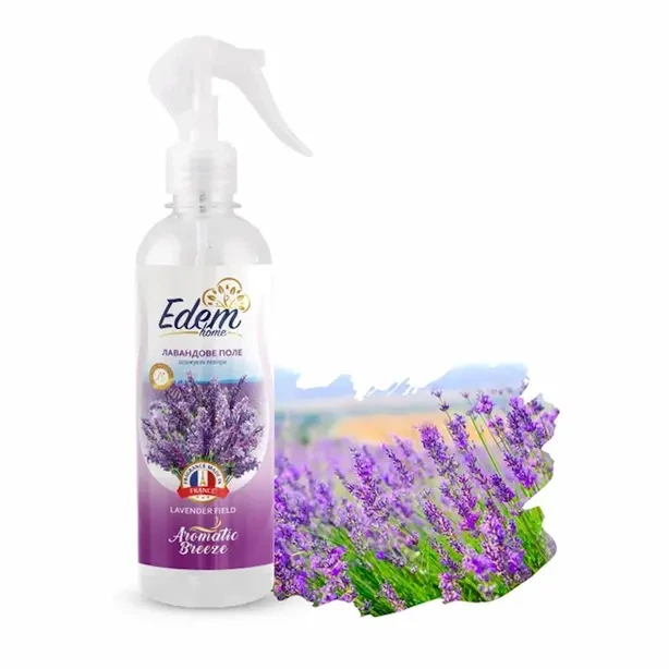 Освіжувач повітря рідкий з тригером EDEM HOME Aromatic Breeze лавандове поле 420мл (EH550960) - Фото 2 Освіжувач повітря рідкий з тригером EDEM HOME Aromatic Breeze лавандове поле 420мл (EH550960) - изображение 2