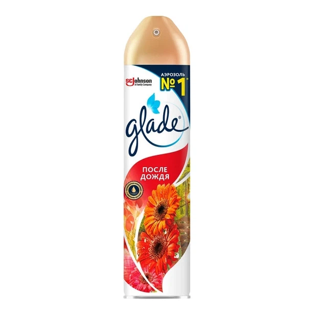 Освіжувач повітря Glade Після Дощу 300 мл (990247) - Фото 1 Освіжувач повітря Glade Після Дощу 300 мл (990247) - изображение 1