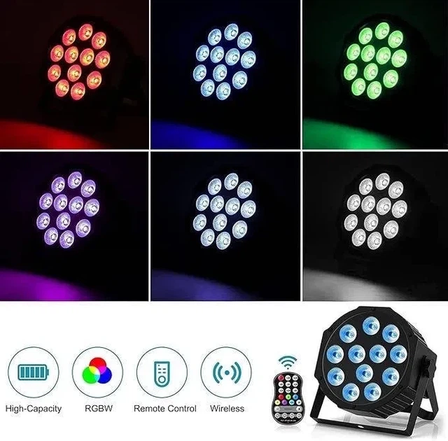 Світлодіодний прожектор 4 в 1 LED Par Light ZQ01026 сценічне LED світло 36 Вт для сцени, дискотеки, бару, клубу, RGB прожектор - зображення 6
