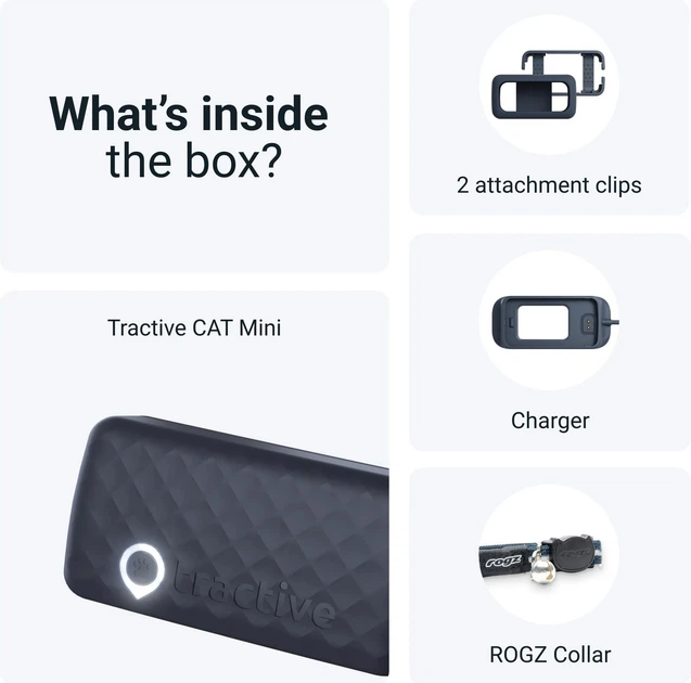 Lokalizator GPS Tractive Cat Mini wodoodporny Ciemno-niebieski (9120056451425) - obraz 6