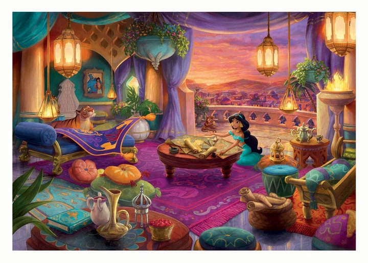 Пазл Clementoni Jigsaw Жасмин назавжди 500 елементів (8005125351596) - зображення 2