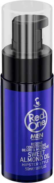 Olejek do brody RedOne Hipster Style Sweet Almond nawilżający 50 ml (8697926025594) - obraz 2