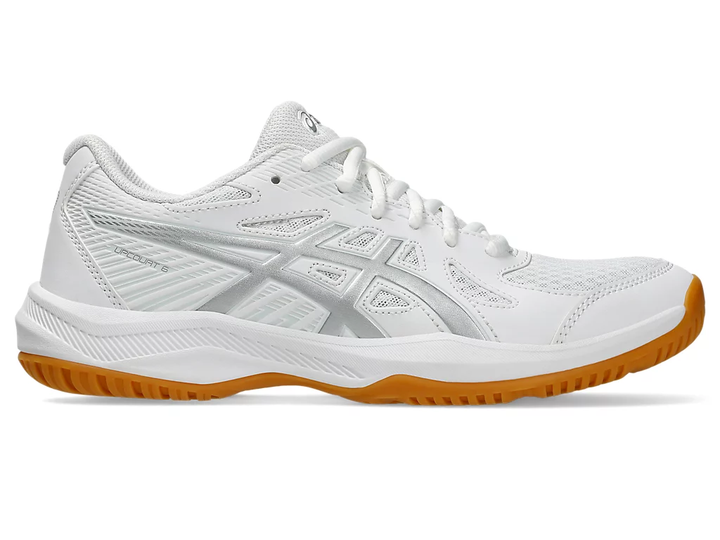 Кросівки волейбольні жіночі Asics Upcourt 6 White/Pure Silver 1072A107-100 (Розмір EU 39 / CM 24.5) - изображение 8