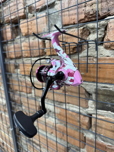 Котушка безинерційна Rubar HAUT TON S5-2000 Pink Camo, алюмінієва шпуля.рожева,82177347225 - зображення 4