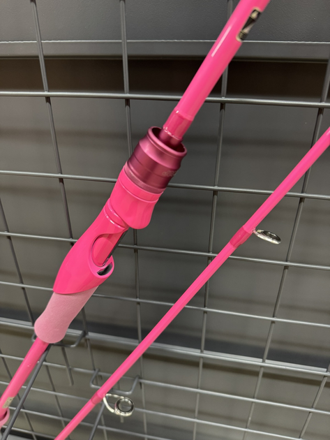Спінінг карбоновий Rubar Jolin Fish Rod двосекційний 1,8 m. 10-30gr. рожевий EVA,JL-S602M - зображення 2