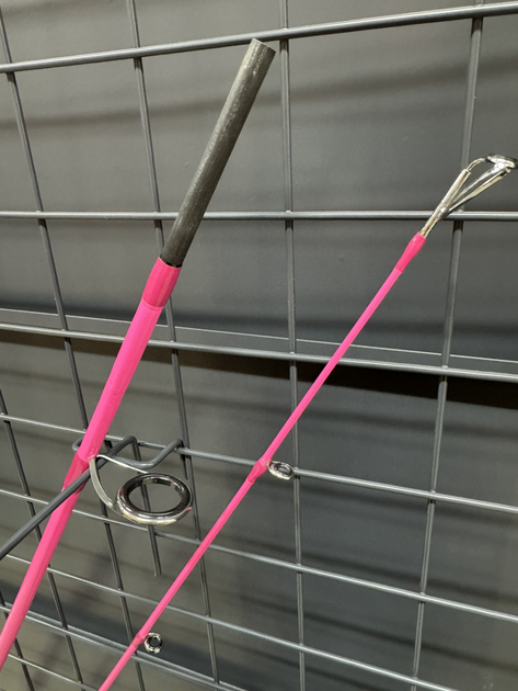 Спінінг карбоновий Rubar Jolin Fish Rod двосекційний 1,8 m. 10-30gr. рожевий EVA,JL-S602M - зображення 4