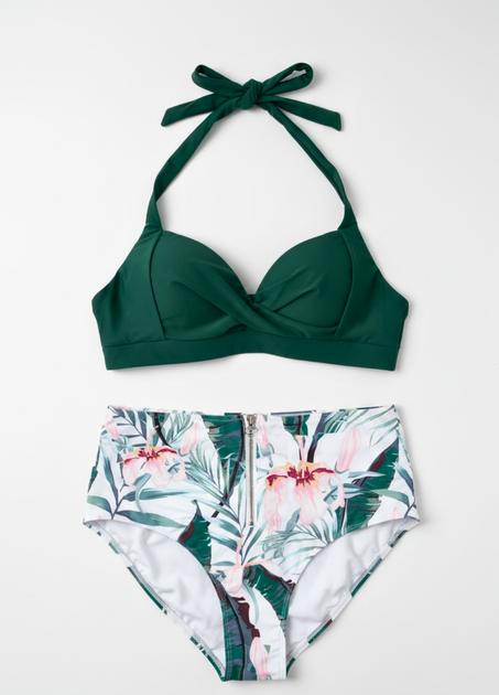 Жіночий купальник FS Bikini Set Spao XL Зелений (9050) - зображення 4
