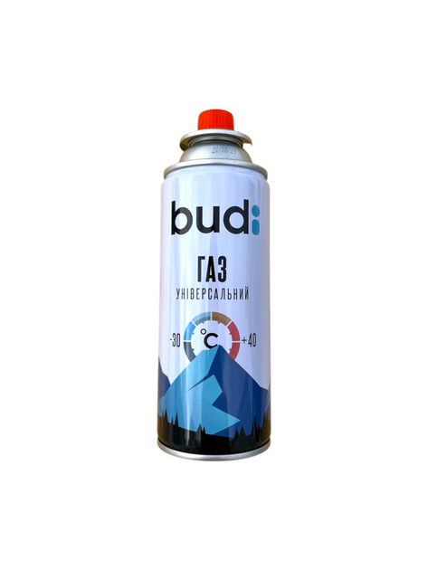 Газовий Балон універсальний 12 шт. Budi Universal 220 g - зображення 3