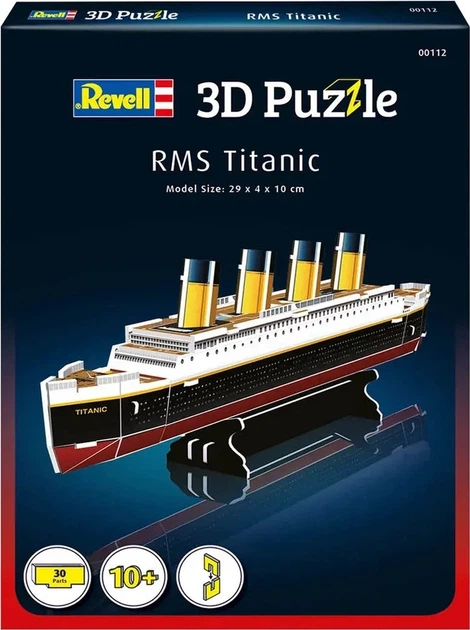 Пазл 3D Revell RMS Titanic 30 деталей (4009803895369) - зображення 4