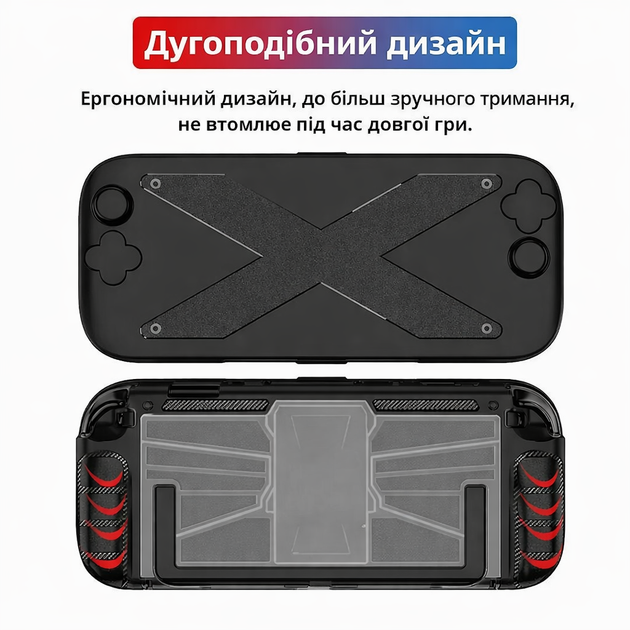 Чехол TPU+PC для Nintendo Switch 2 с полной защитой, противоударный - изображение 6