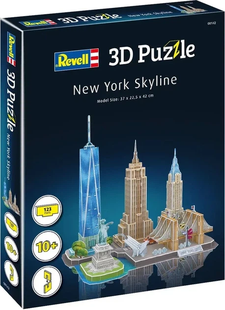 Пазл 3D Revell New York Skyline 123 деталі (4009803001425) - зображення 3
