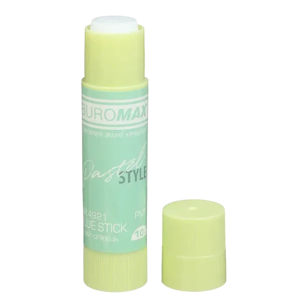 Клей-олівець Buromax PASTEL 10 г PVP (BM.4921) - Фото 8 Клей-олівець Buromax PASTEL 10 г PVP (BM.4921) - изображение 8