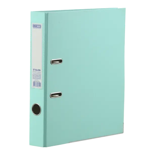 Папка-реєстратор Buromax Etalon PASTEL м'ятний A4 50 мм одностороння PP (BM.3018-38c) - Фото 1 Папка-реєстратор Buromax Etalon PASTEL м'ятний A4 50 мм одностороння PP (BM.3018-38c) - зображення 1