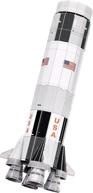 Пазл 3D Revell Apollo 11 Saturn V 136 деталей (4009803002507) - зображення 3